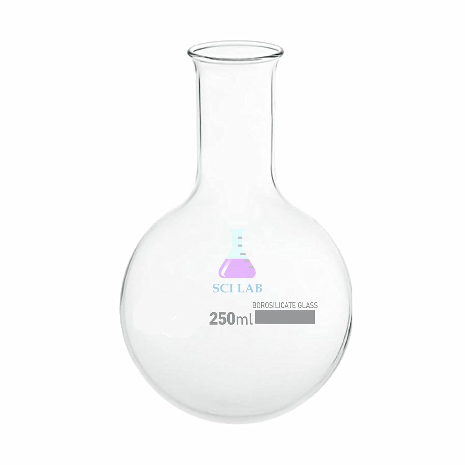 Borosilicate Flat Bottom Flask